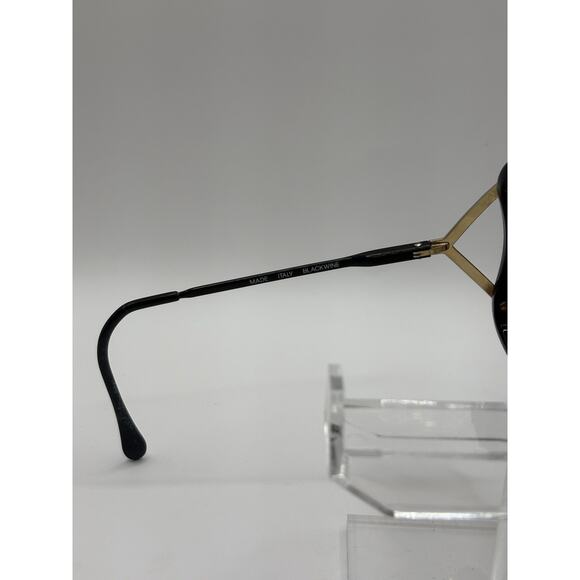 BerDel Oversized Sunglasses Black Gold Gradient Women Italy main image 8